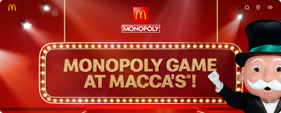 McDonalds Monopoly Web-App